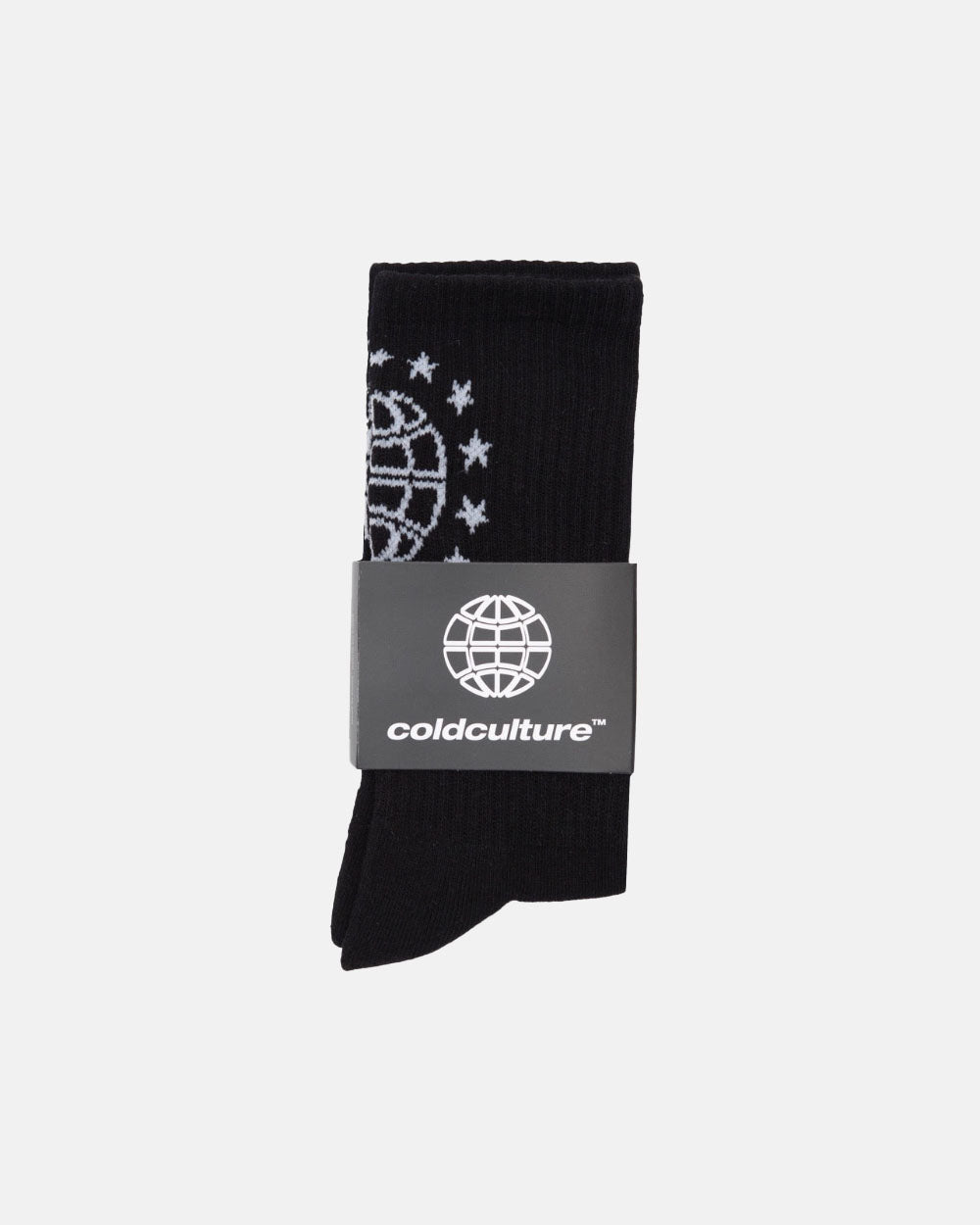 WORLD STARS SOCKS BLACK - Cold Culture