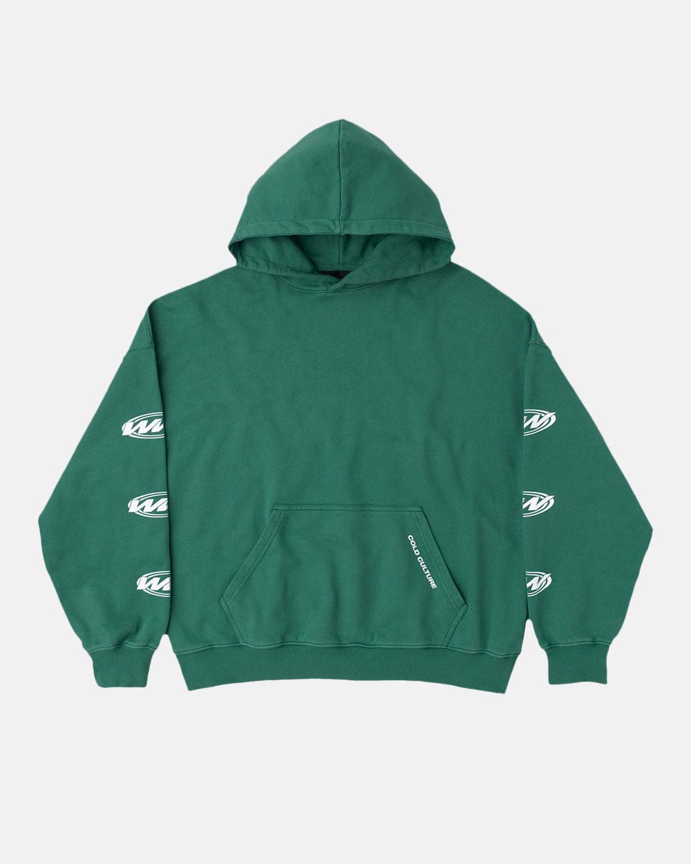 WORLDWIDE CIRCLE HOODIE SHALE GREEN - COLD CULTURE