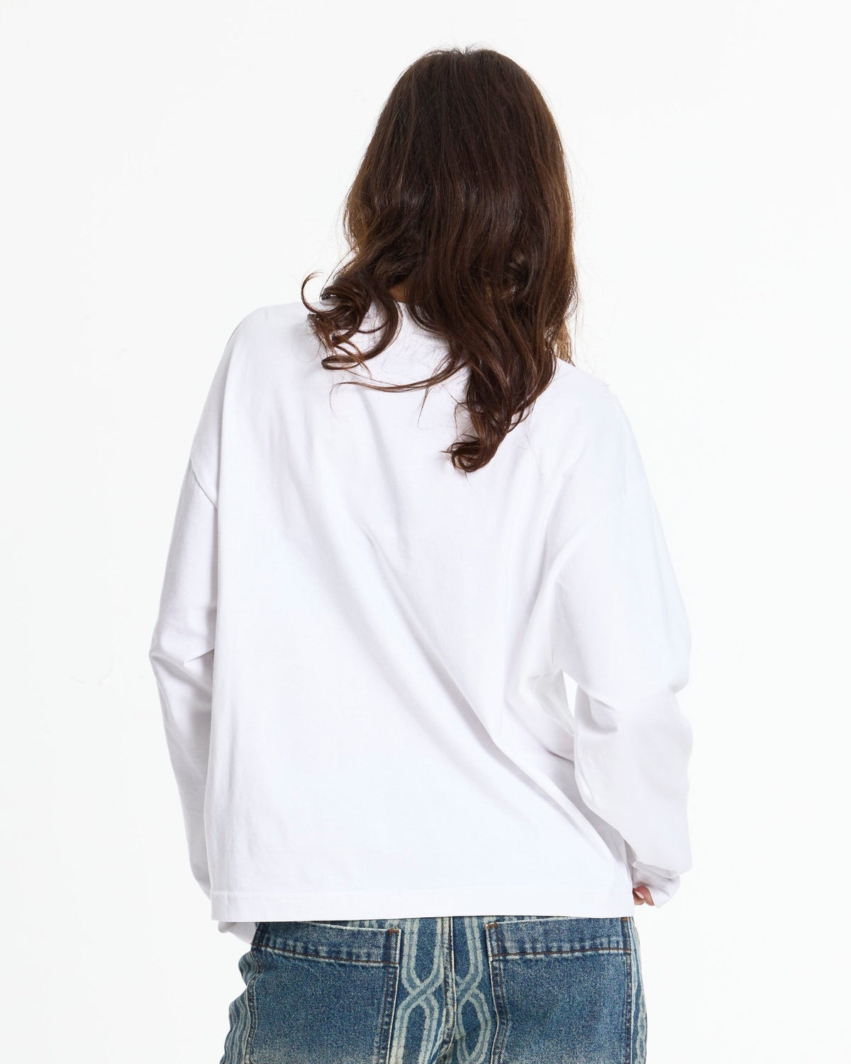WORLDWIDE LONGSLEEVE WHITE - Cold Culture