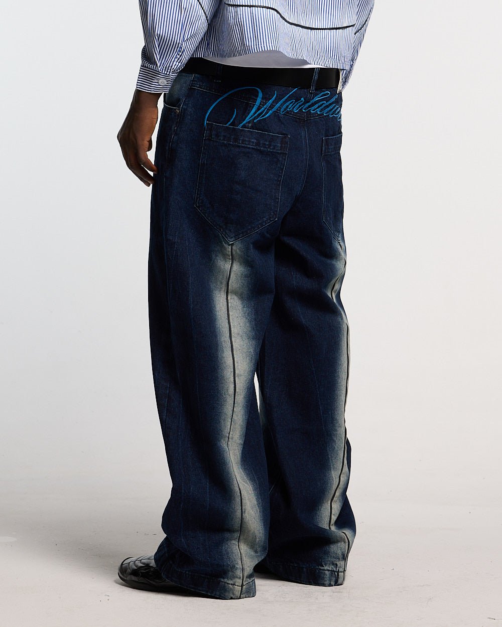 WORLDWIDE V2 PANTS DARK DENIM - Cold Culture
