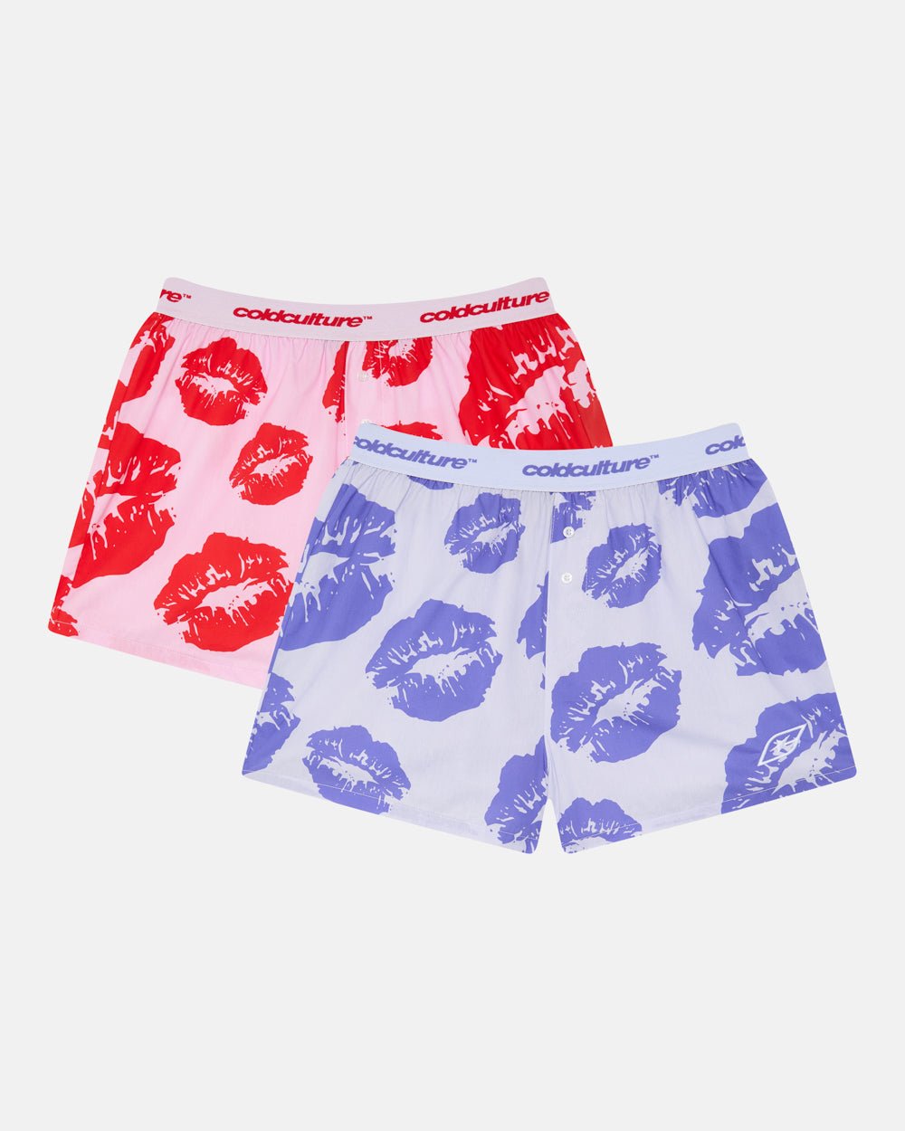 XOXO UNDERPANTS BLUE AND PINK - COLD CULTURE