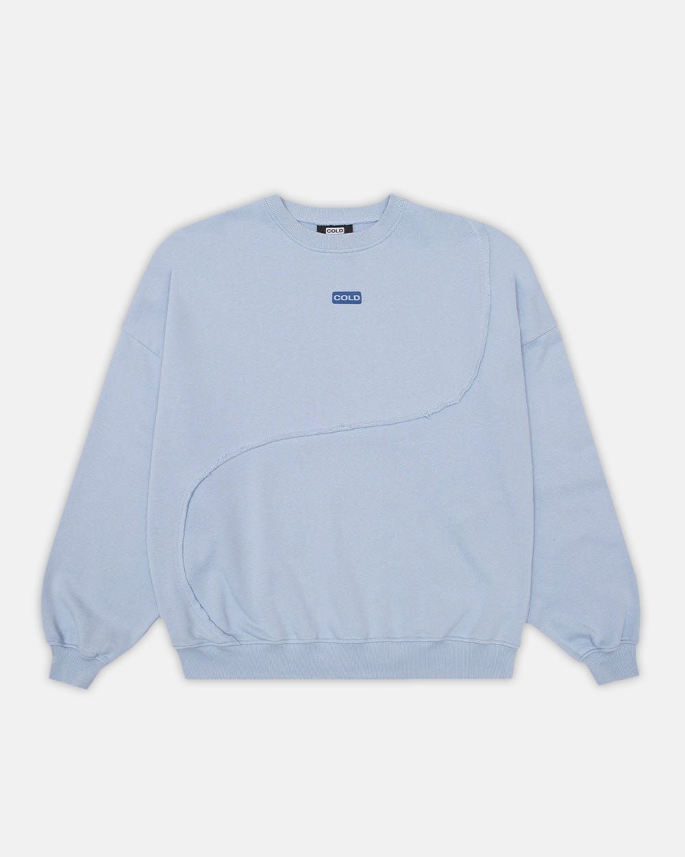 Y - Y PATCHWORK CREWNECK LAVENDER BLUE - COLD CULTURE