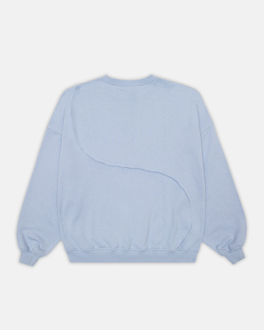 Y-Y PATCHWORK CREWNECK LAVENDER BLUE
