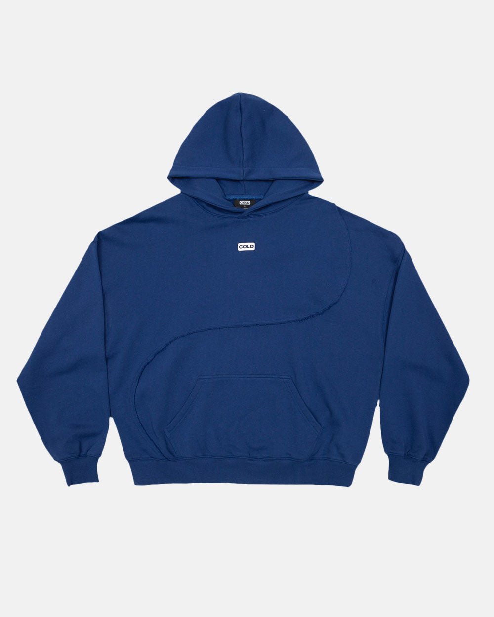 Y - Y PATCHWORK HOODIE BRIGHT BLUE - COLD CULTURE