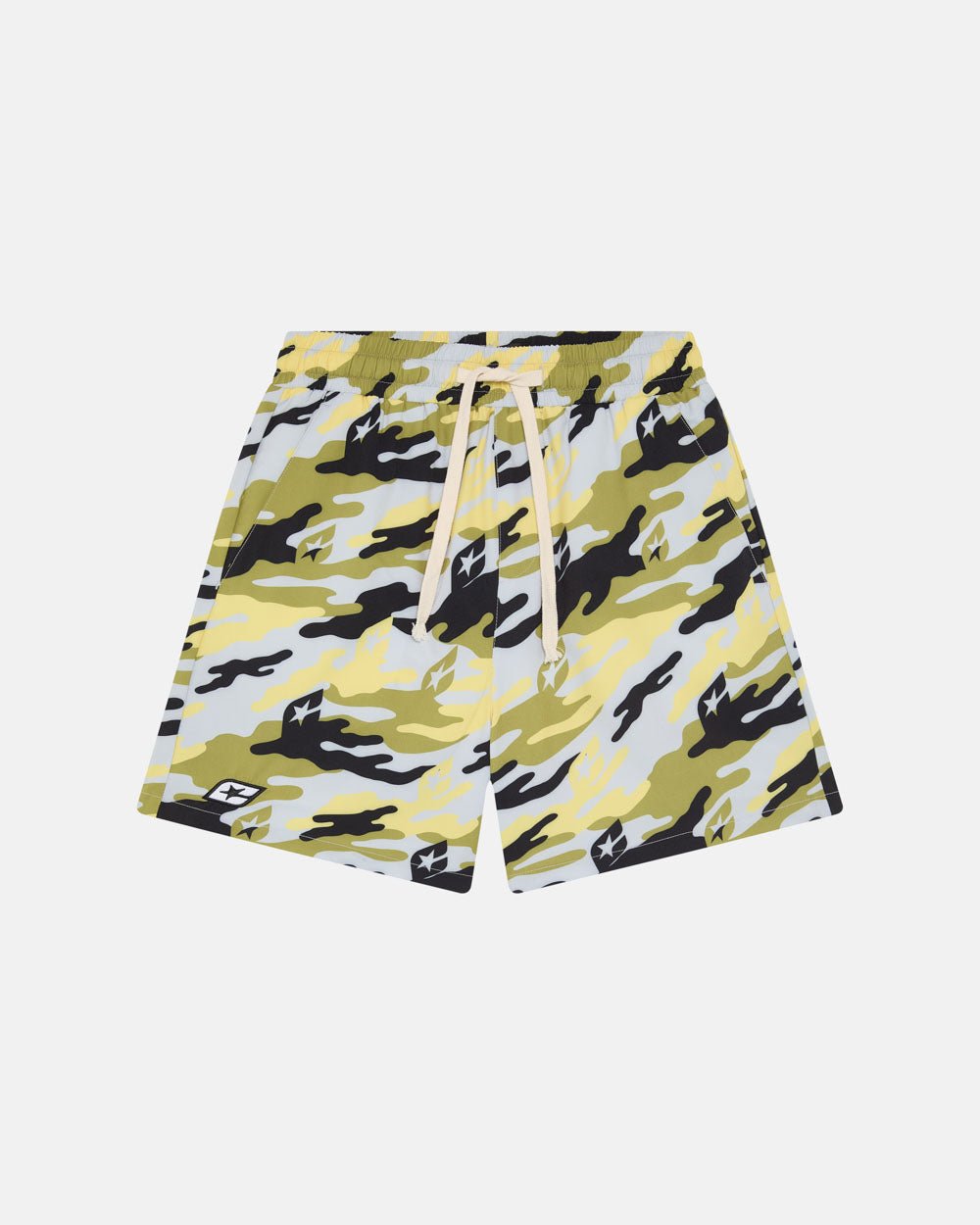 YELLOW CAMO SWIM SHORT - COLD CULTURE