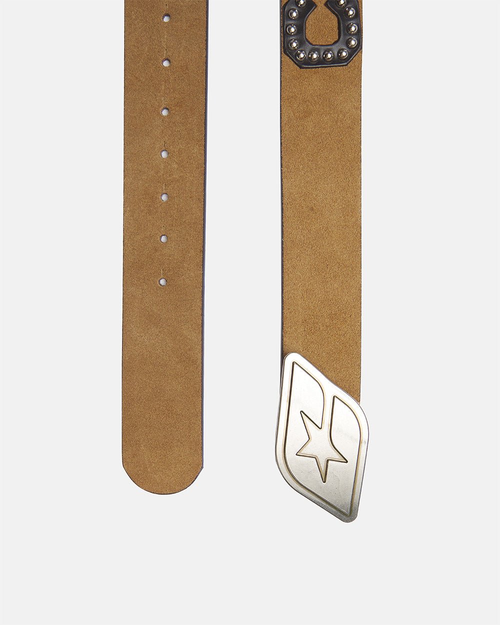 YIIJA LEATHER BELT BROWN - Cold Culture