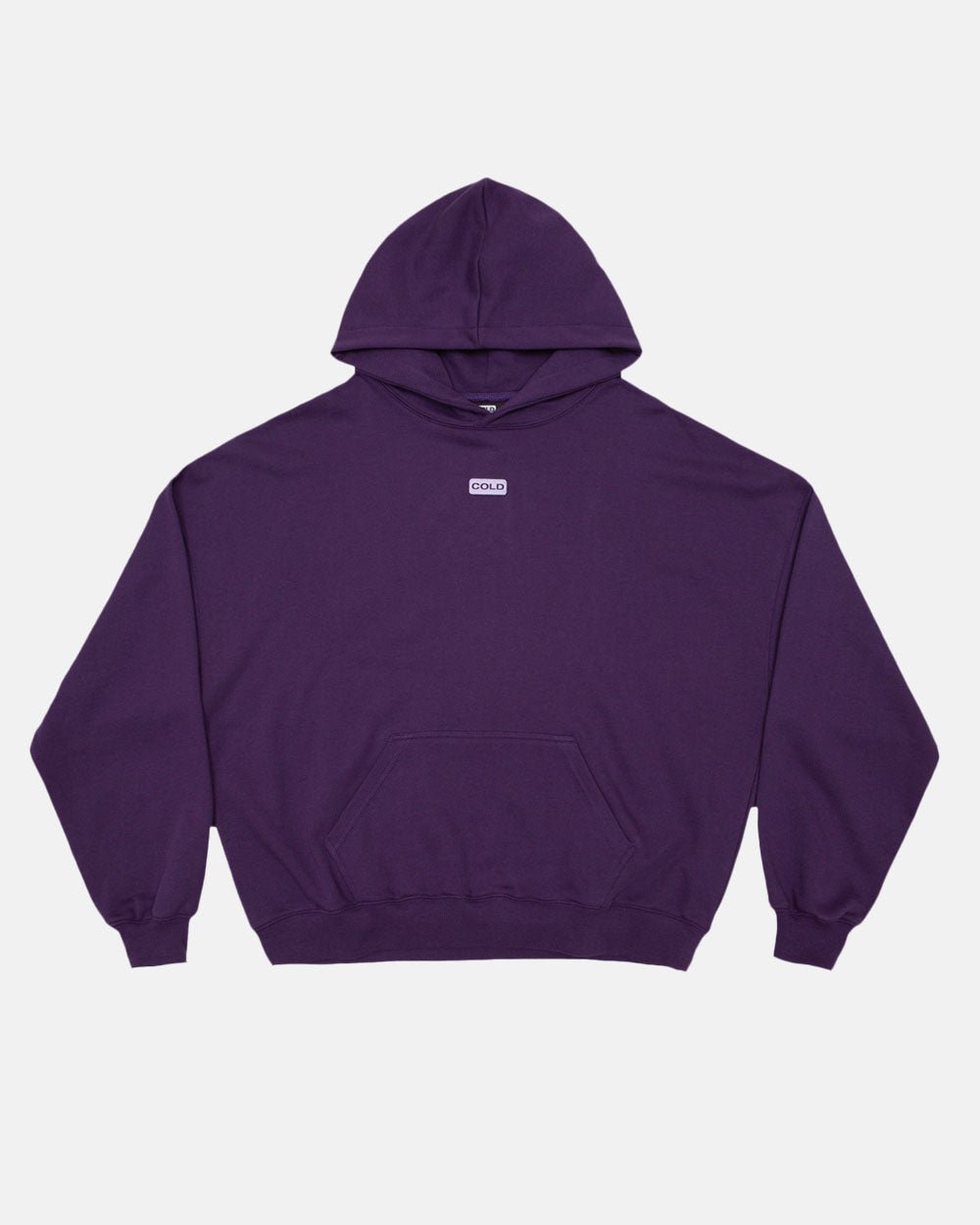 YIN YANG HOODIE DARK PURPLE - COLD CULTURE