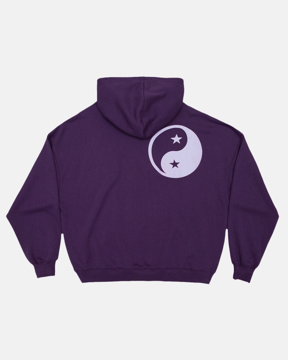 YIN YANG HOODIE DARK PURPLE - COLD CULTURE