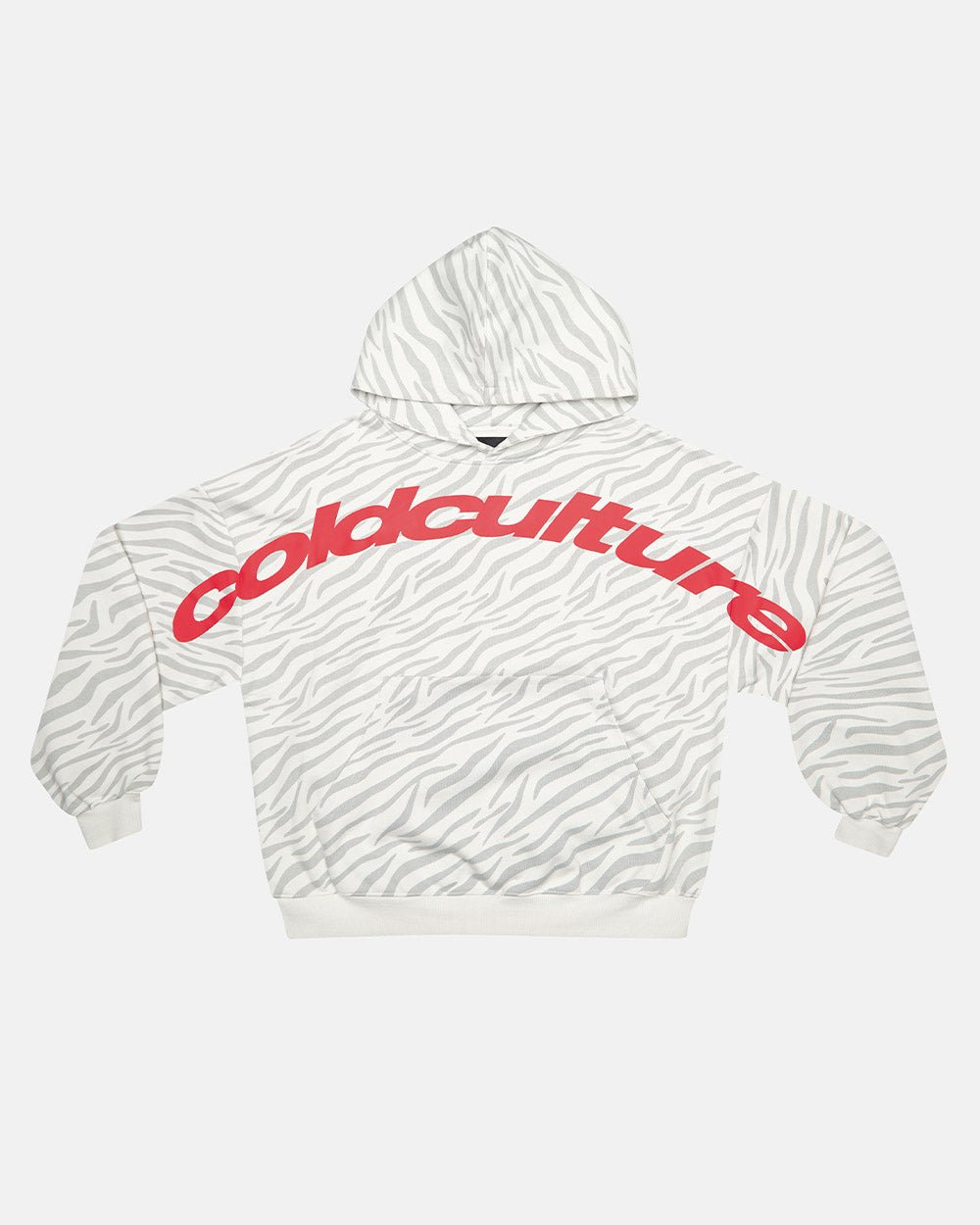 ZEBRA HOODIE WHITE - Cold Culture