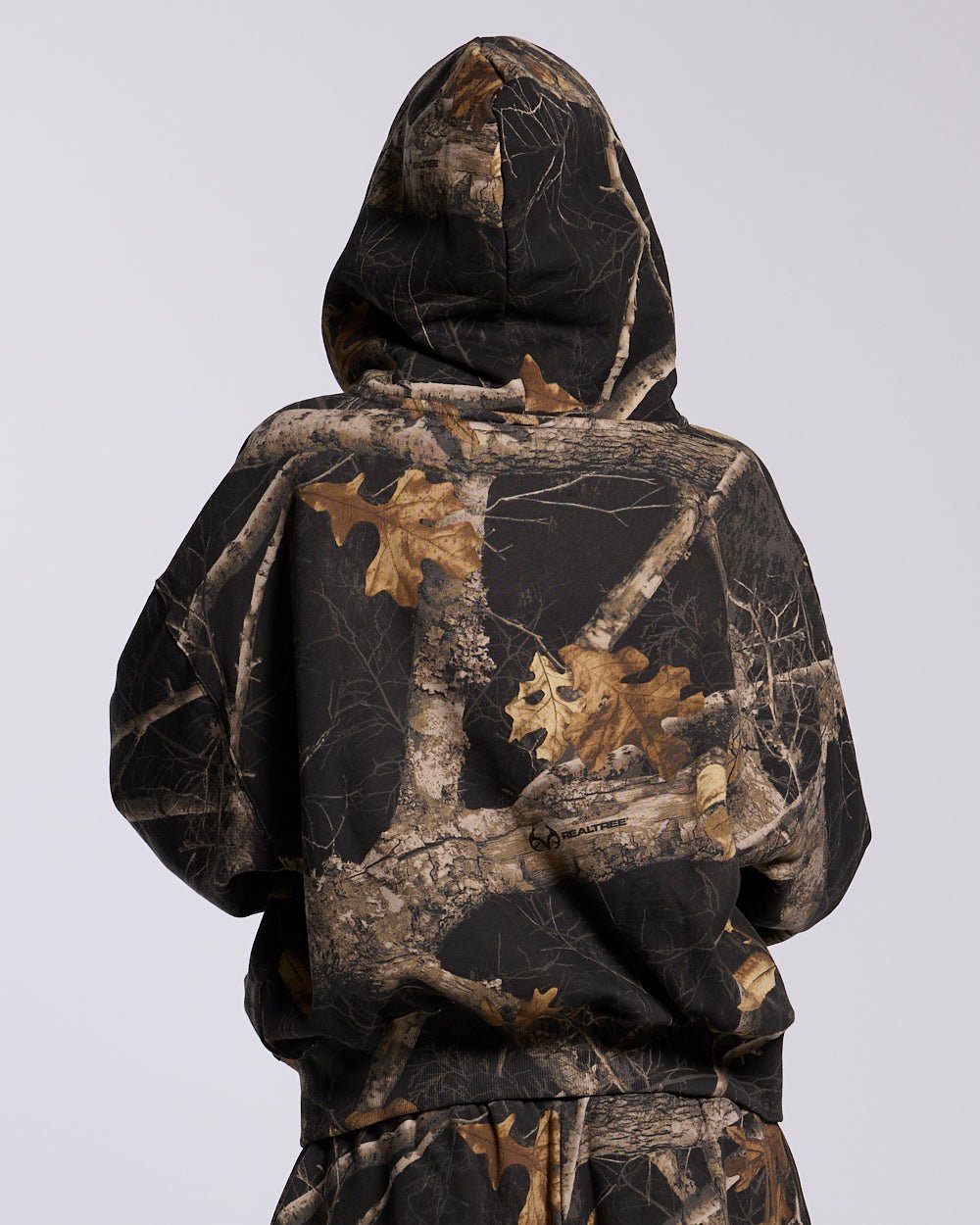 ZIP HOODIE REALTREE BLACK - COLD CULTURE