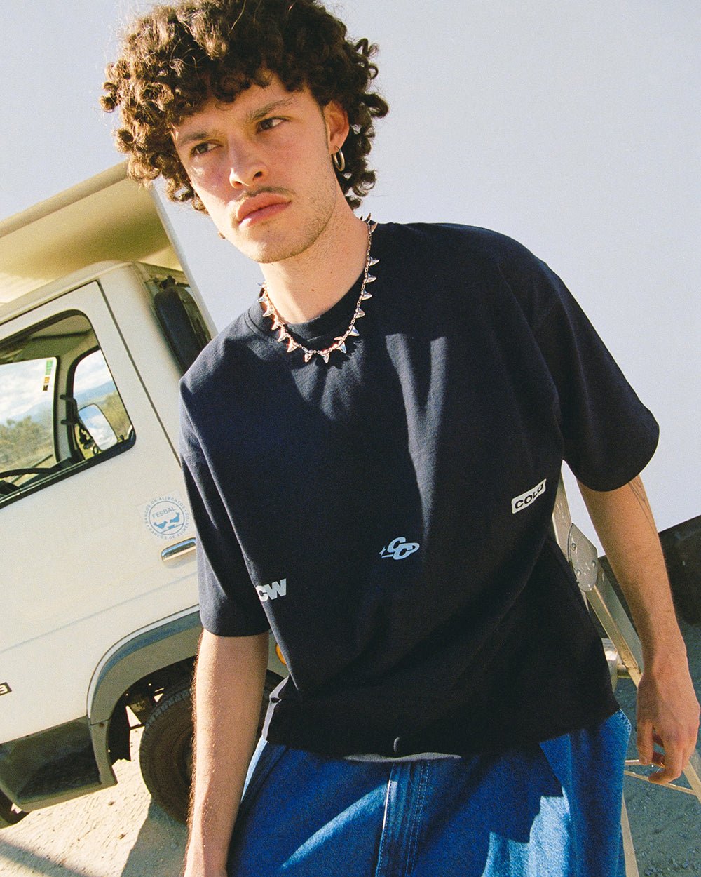 GLOBE TEE BLUE SHADOW - COLD CULTURE